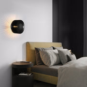 Round Sunflower LED Aluminum Wall Sconce - Modern Decorative Light