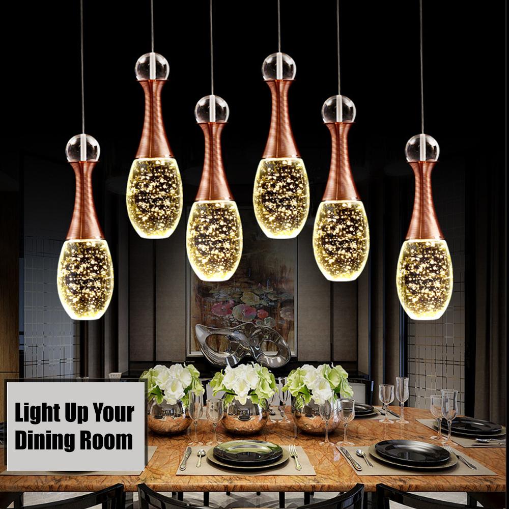 Crystal Globe Mini Pendant Light with Electroplated Metal Finish