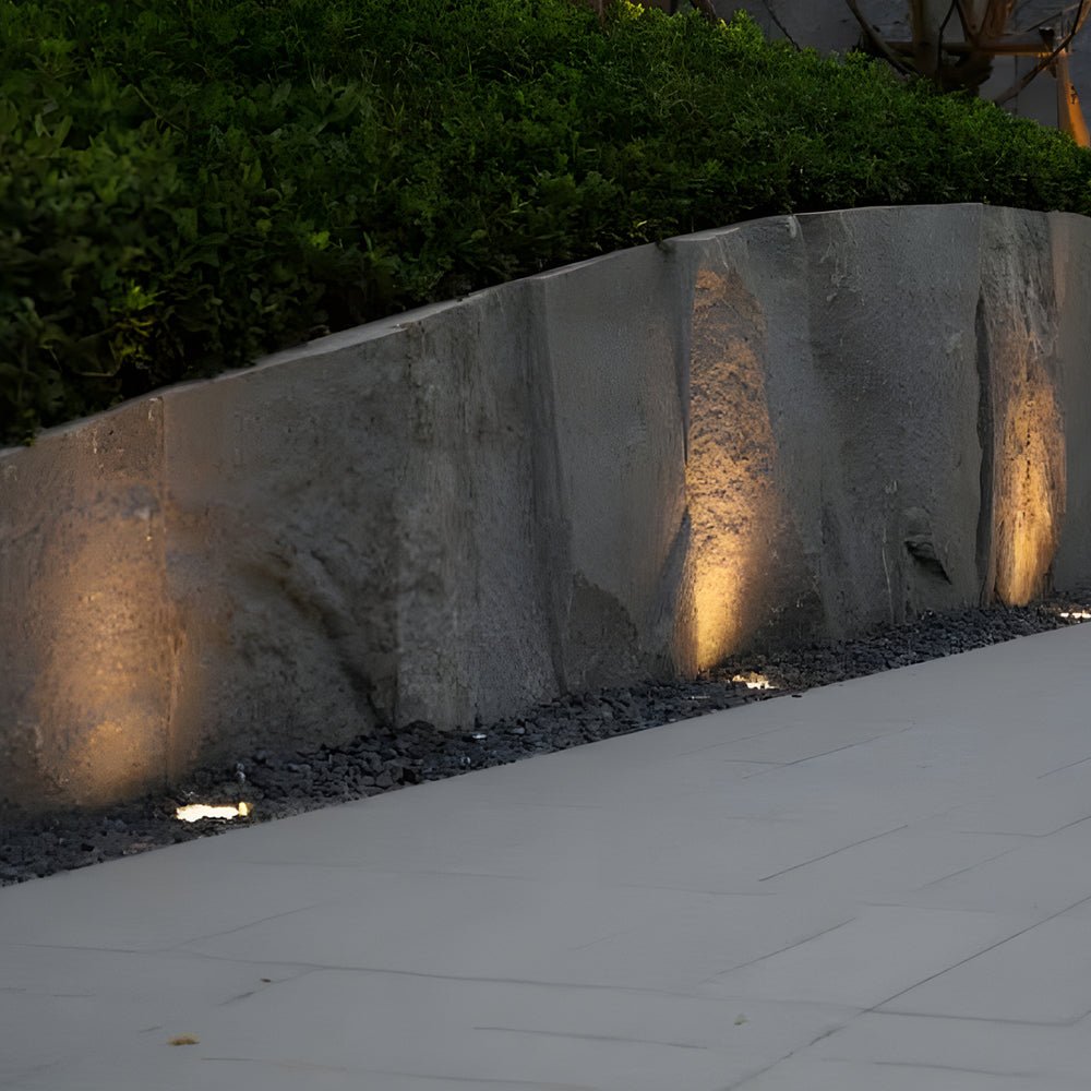 Modern Square LED In-Ground Well Lights - 5-Light Deck & Step Lighting