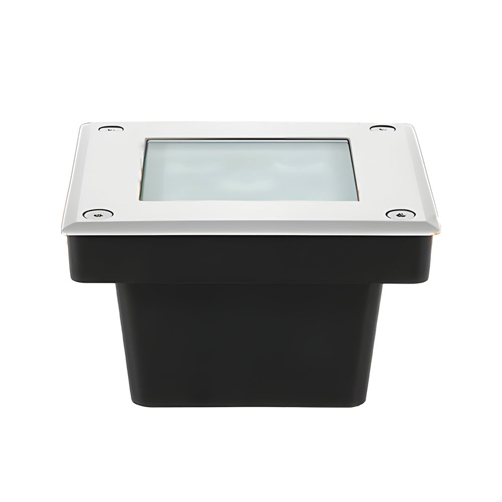 Modern Square LED In-Ground Well Lights - 5-Light Deck & Step Lighting