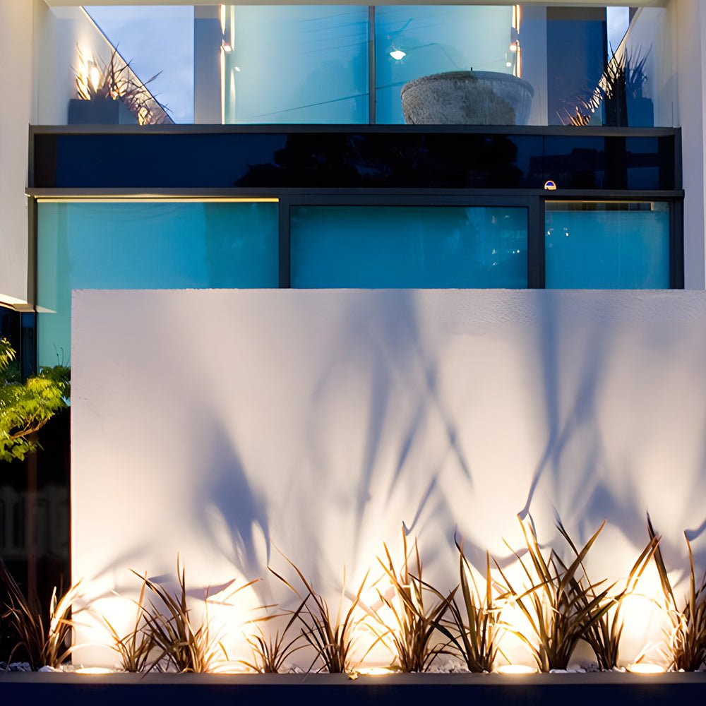 Modern Square LED In-Ground Well Lights - 5-Light Deck & Step Lighting