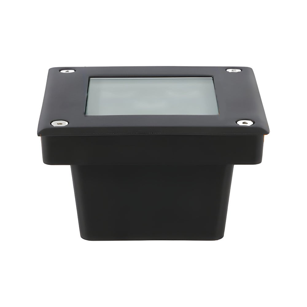 Modern Square LED In-Ground Well Lights - 5-Light Deck & Step Lighting