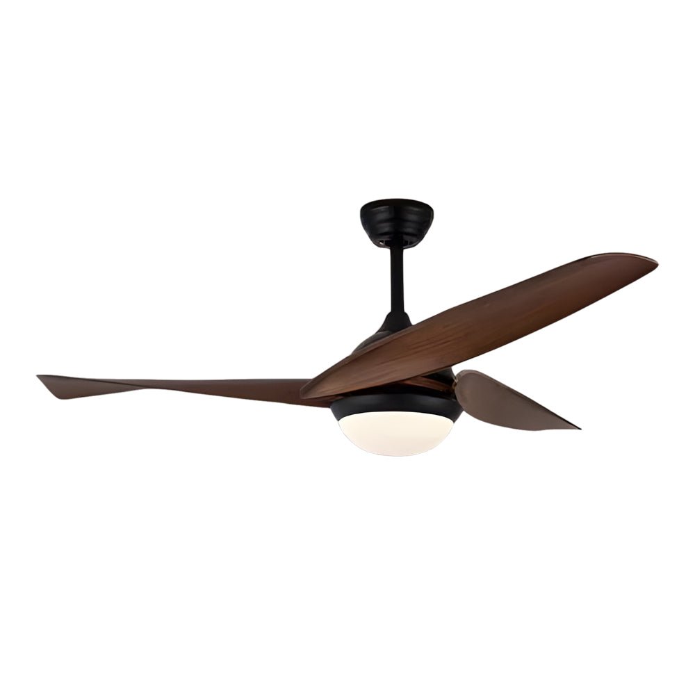 52-Inch Rustic Industrial Ceiling Fan with LED Light & Remote