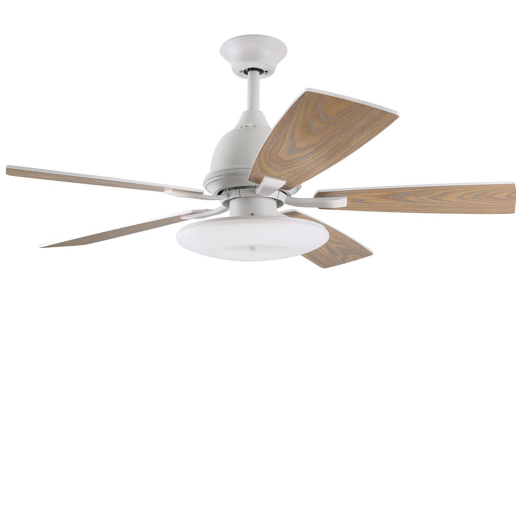 52 Inch Nordic Retro Ceiling Fan Light with Remote Control