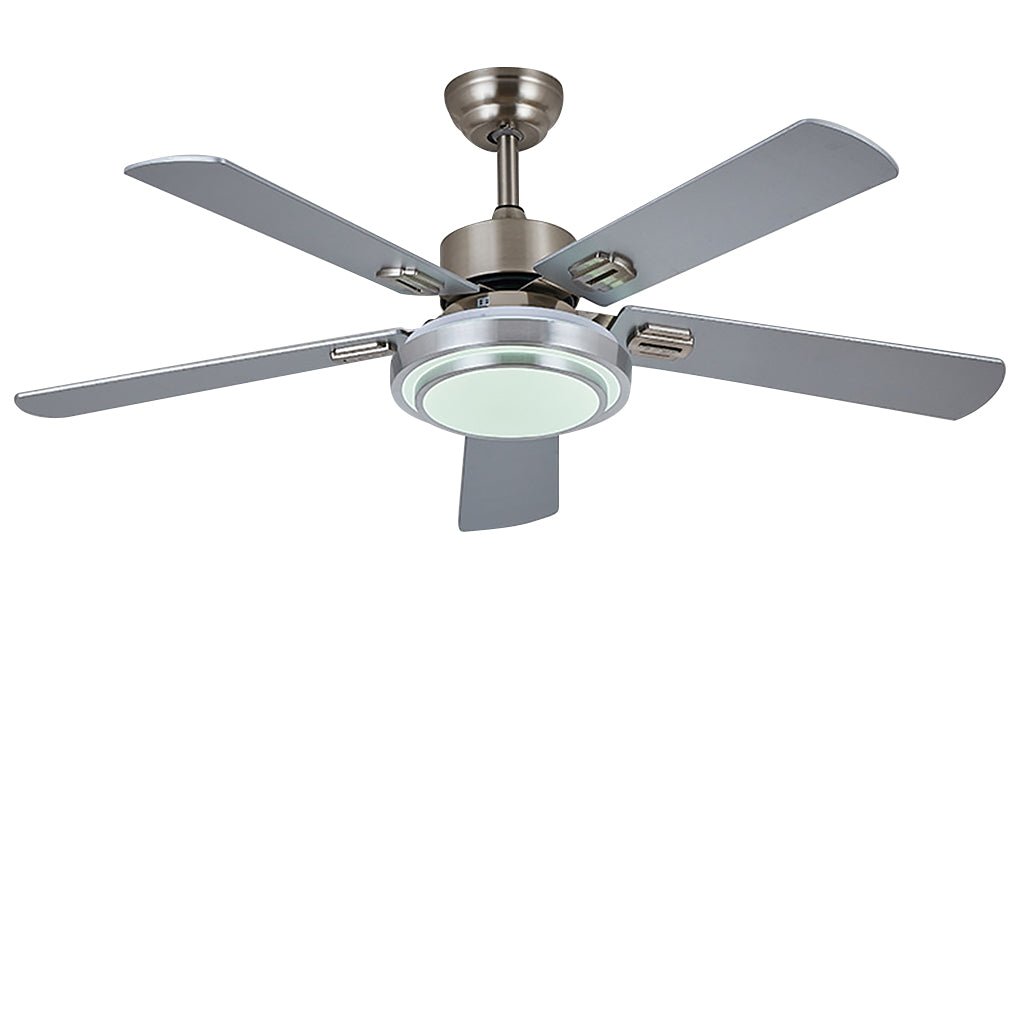52 Inch Nordic Silent Ceiling Fan Light with Remote Control