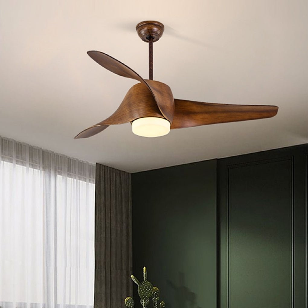 52" Modern Ceiling Fan Light with Dimming & Remote Control