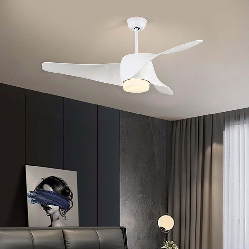 52" Modern Ceiling Fan Light with Dimming & Remote Control