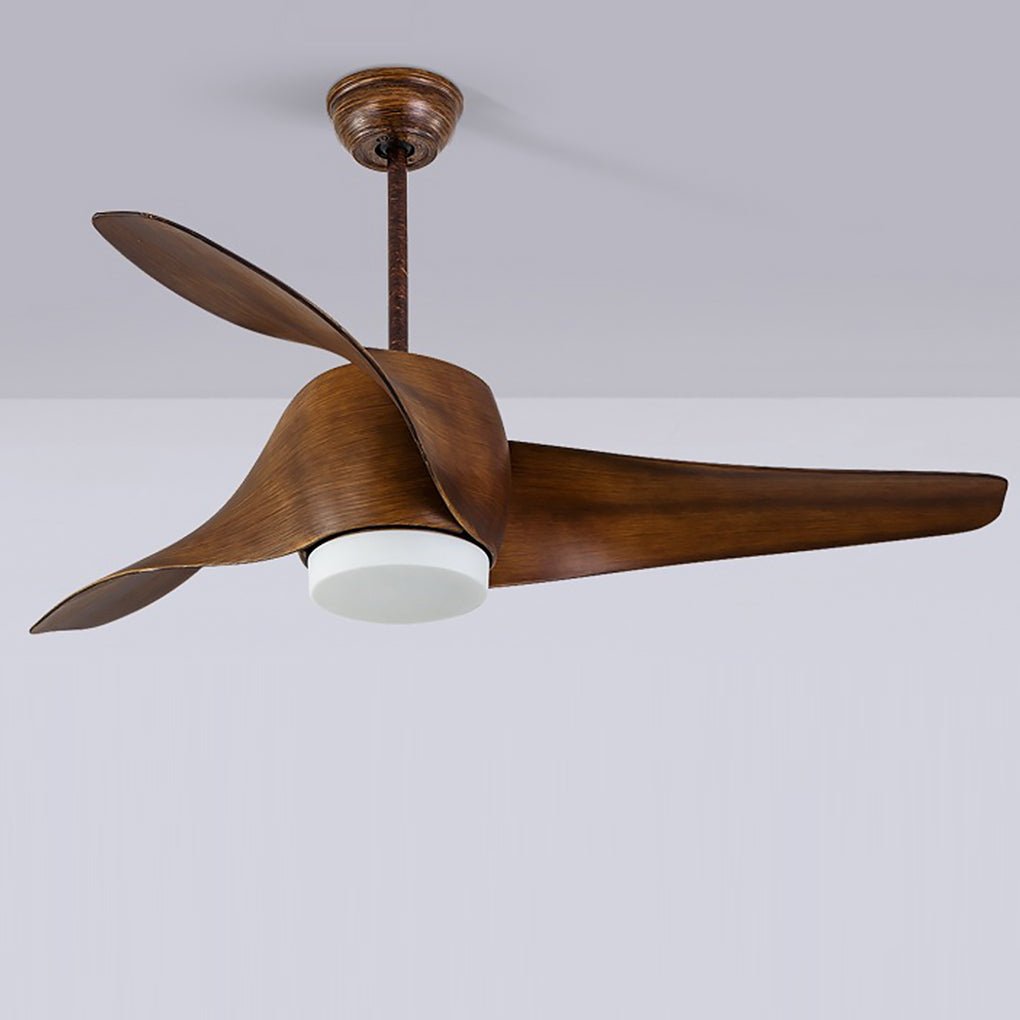 52" Modern Ceiling Fan Light with Dimming & Remote Control