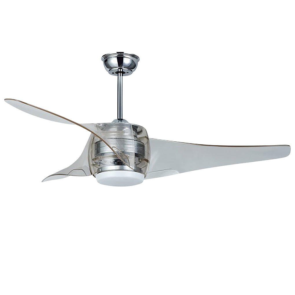 Modern LED Ceiling Fan with Remote Control – 52" Acrylic