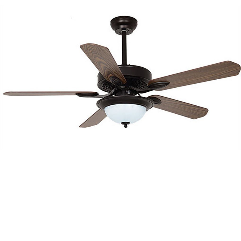 52 Inch Silent Ceiling Fan Light with Remote and LED Dimming