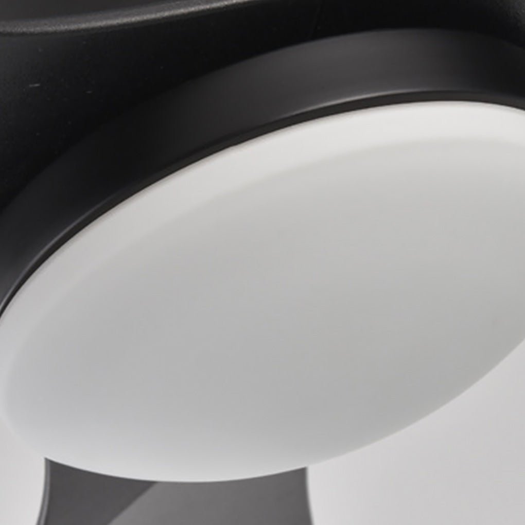 52-Inch Modern LED Ceiling Fan Light with Remote Control Black