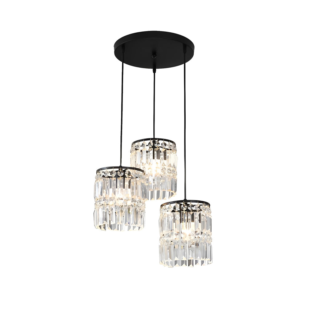 Crystal Pendant Light with 3-Step Dimming | Modern Nordic Design