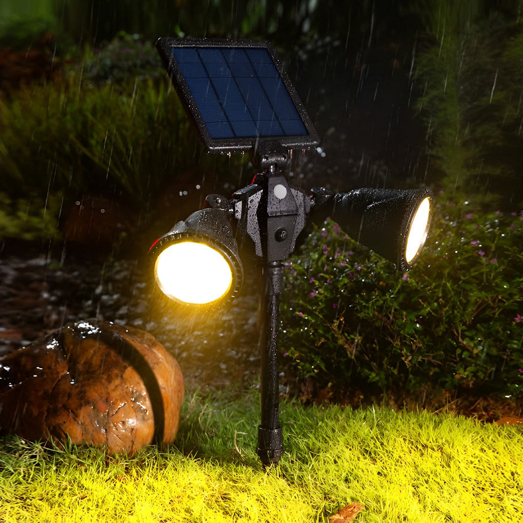 Solar Motion Sensor LED Lawn Light with Adjustable Modes