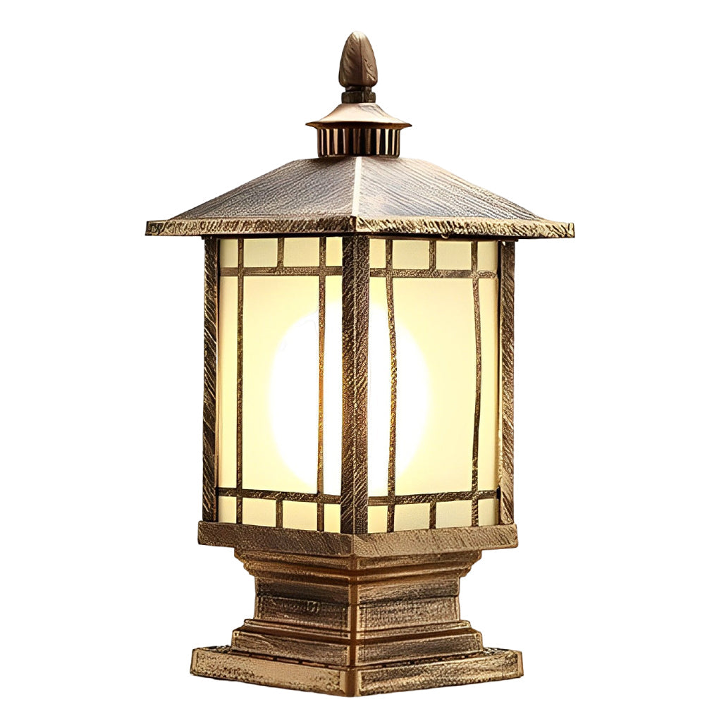 Modern Outdoor Fence Post Light Waterproof Pillar Lamp