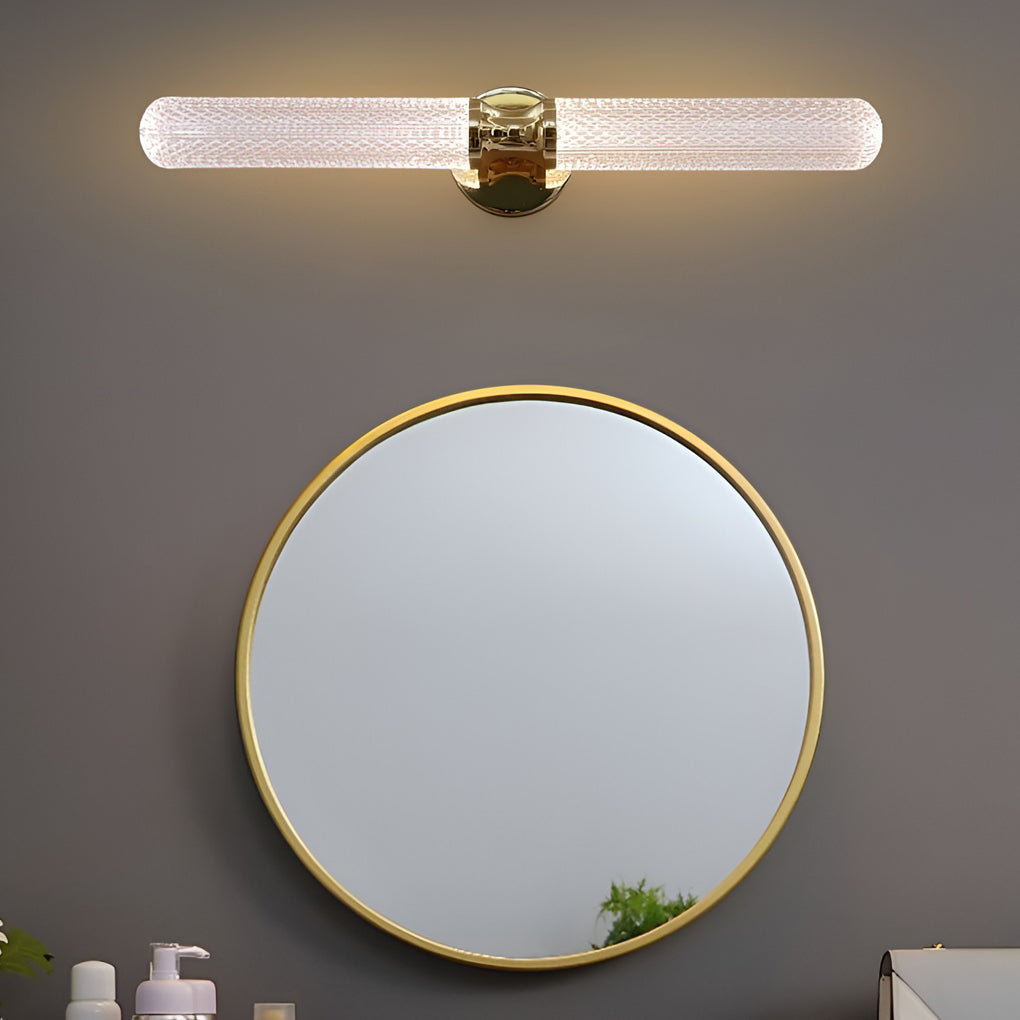 Modern LED Strip Wall Sconce with 3-Step Dimming - Acrylic & Metal