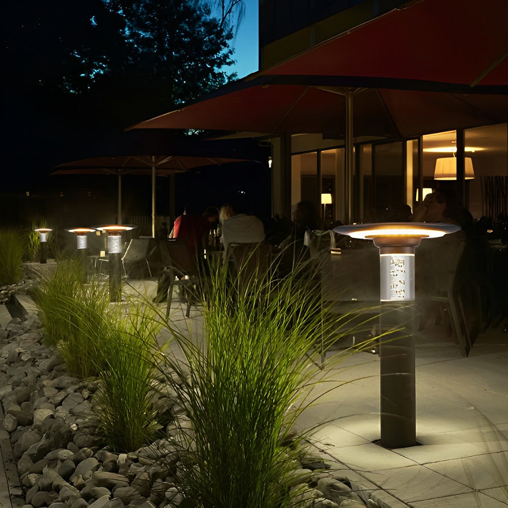 Solar Path Light with Bubble Design and Disk Down Lighting