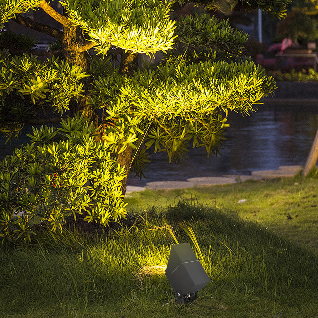 9W LED Adjustable Outdoor Tree Spotlight - Modern Aluminum