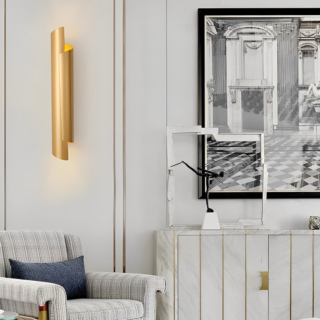 Modern Metal Up Down Wall Sconce LED Light Fixture