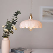 Flower Glass Pendant Light - Modern Nordic Kitchen Chandelier
