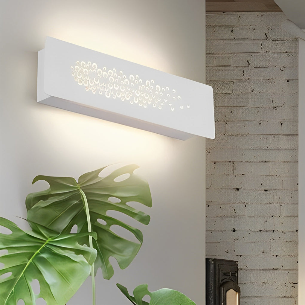 Modern Rectangular LED Wall Light with Up-Down Lighting