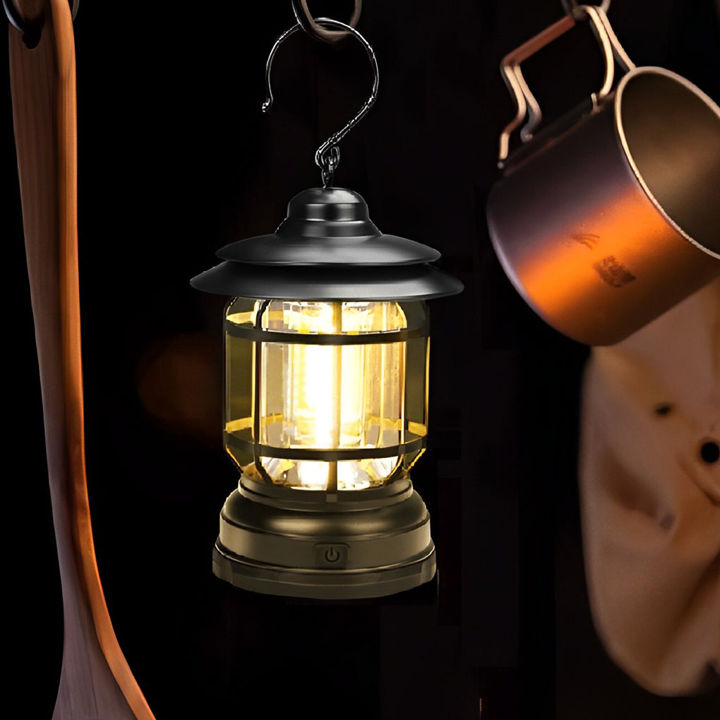 Rechargeable LED Outdoor Lantern with Adjustable Brightness