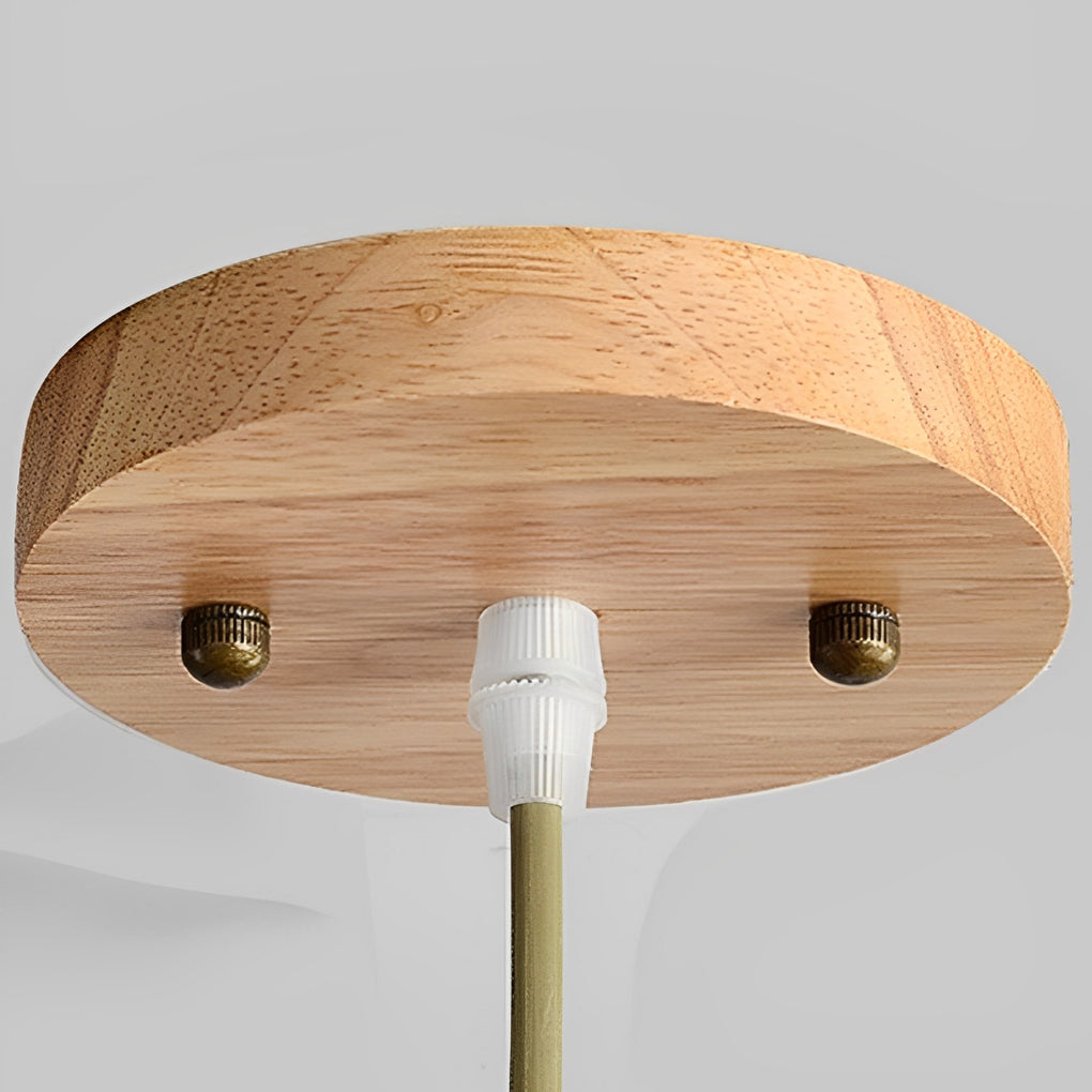 Hand-Woven Bamboo Pendant Light - Natural Round Ceiling Fixture