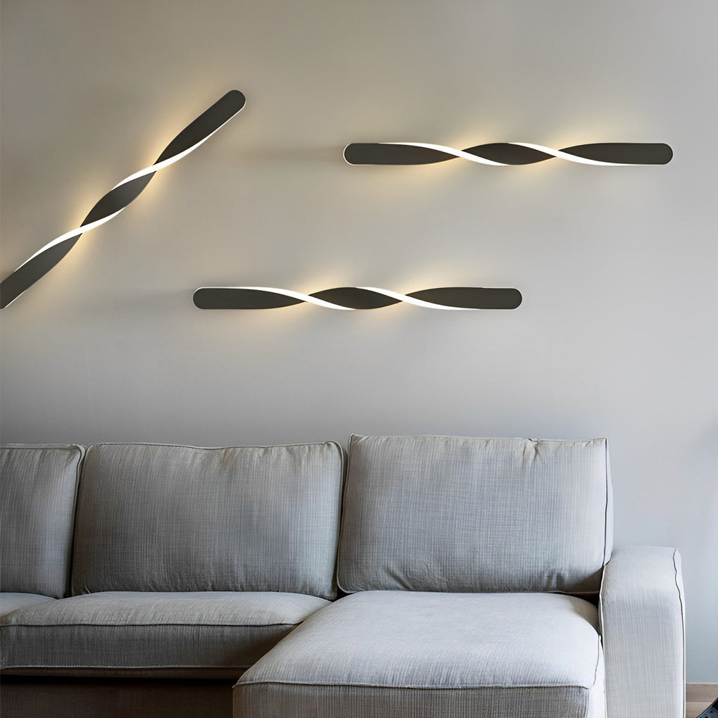 Spiral LED Wall Light 29W Modern Minimalist Aluminum Sconce