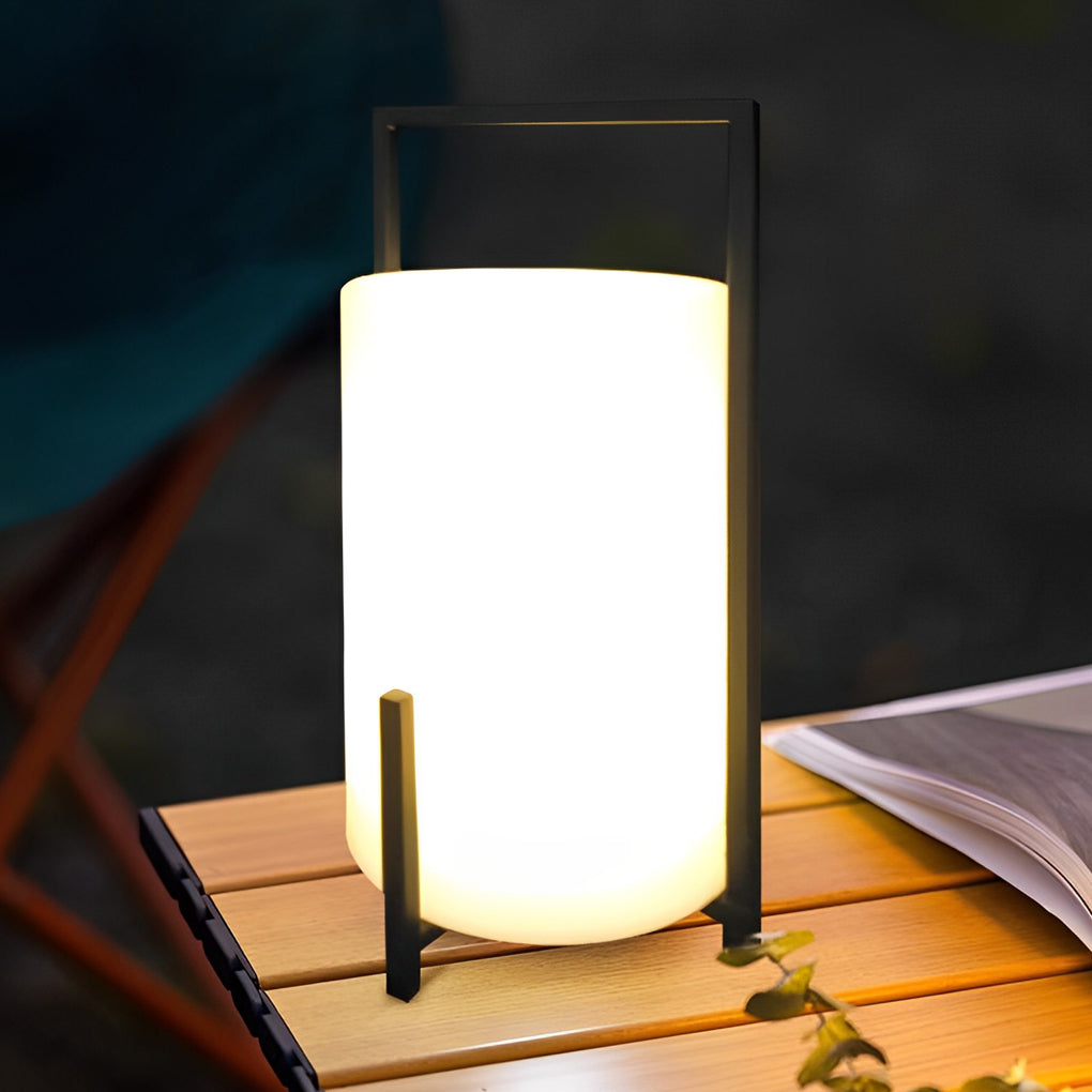 Portable Solar LED Outdoor Lantern with Remote & RGB Lighting