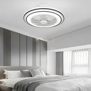 Modern Bladeless LED Ceiling Fan Light with Remote Control