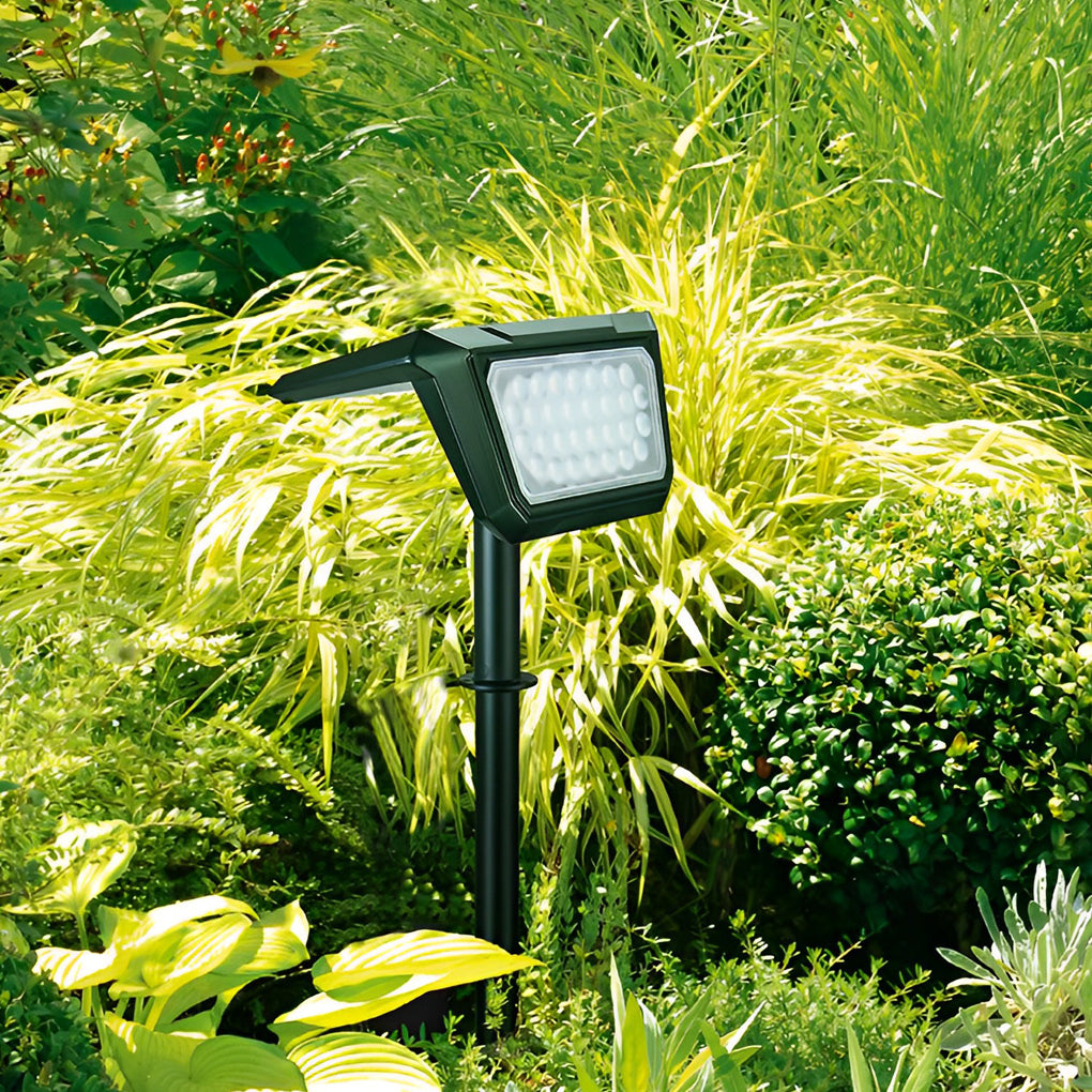 Modern Solar LED Outdoor Lawn Lights - Waterproof IP65 (Set of 2)