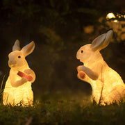 Modern Rabbit Garden Light Resin Fiberglass Outdoor Waterproof