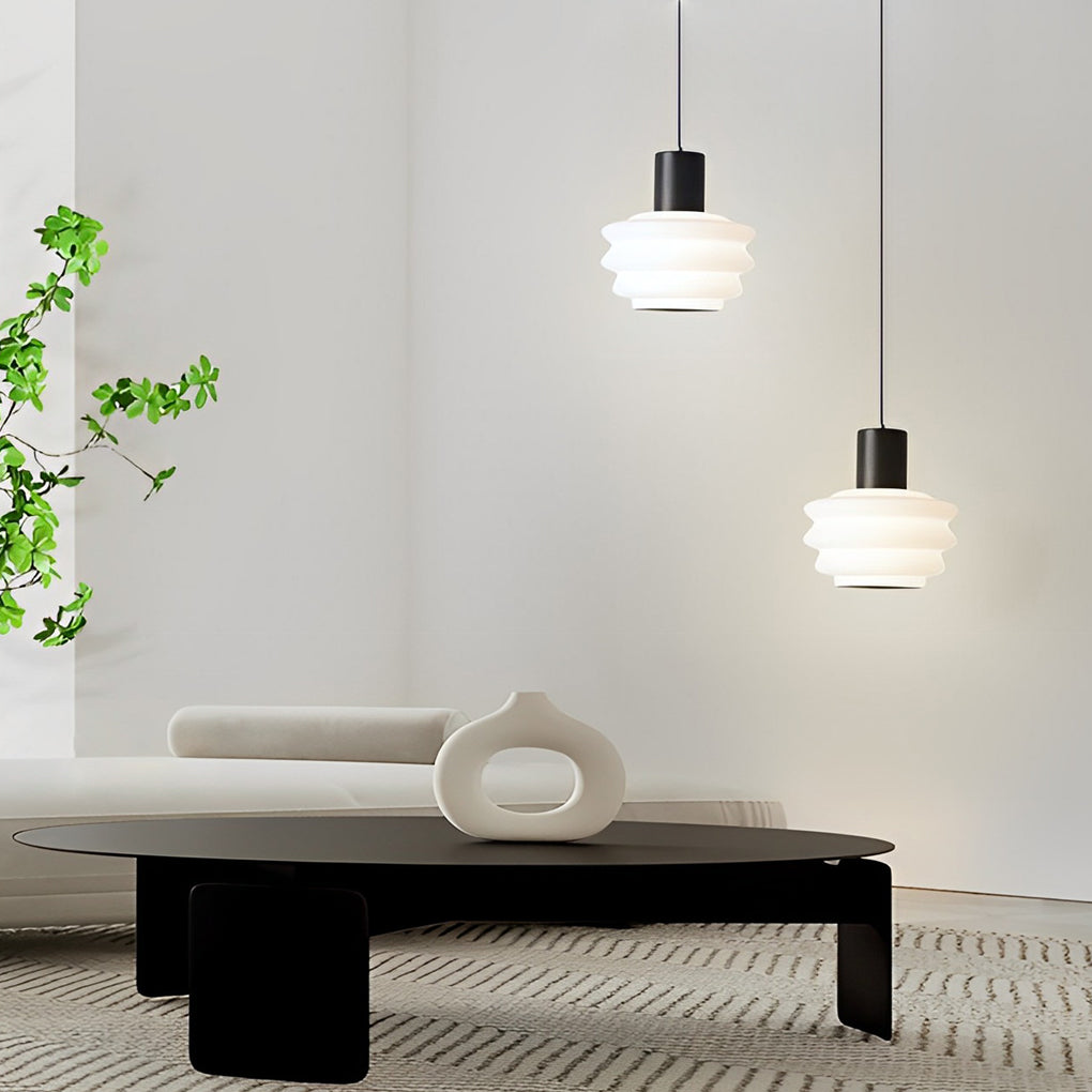 Modern Minimalist Pendant Light with 3-Step Dimming | Iron Finish