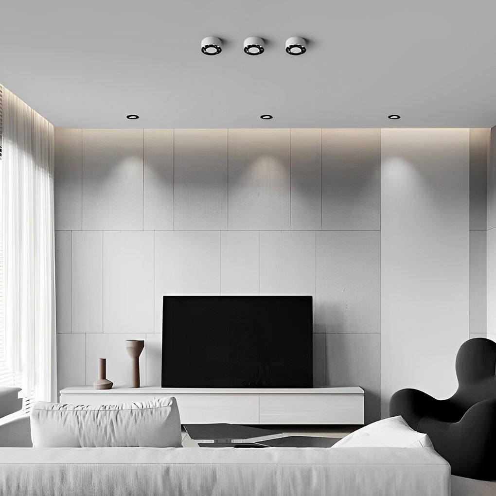 Ultra-Thin Anti-Glare LED Surface Mounted Downlight - White