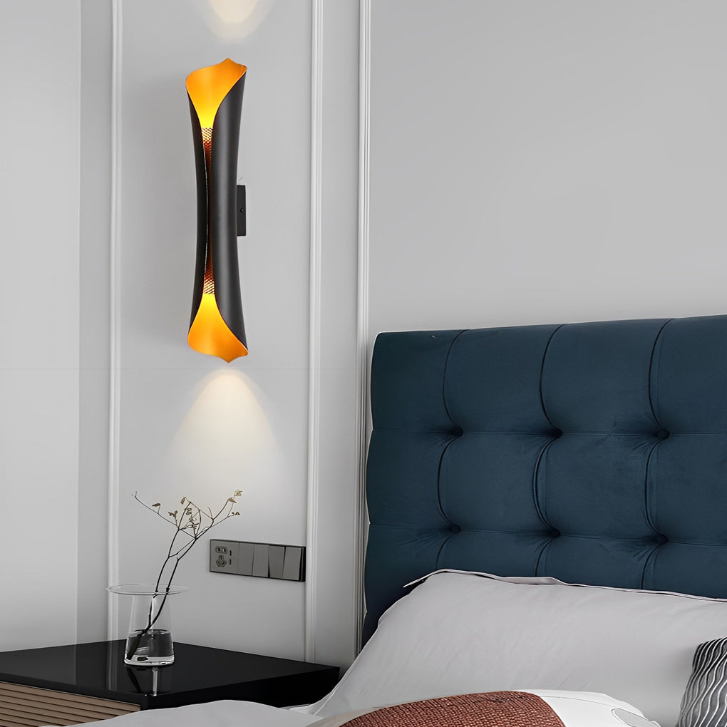 Modern Iron LED Wall Sconce with Up Down Lighting - COB 10W
