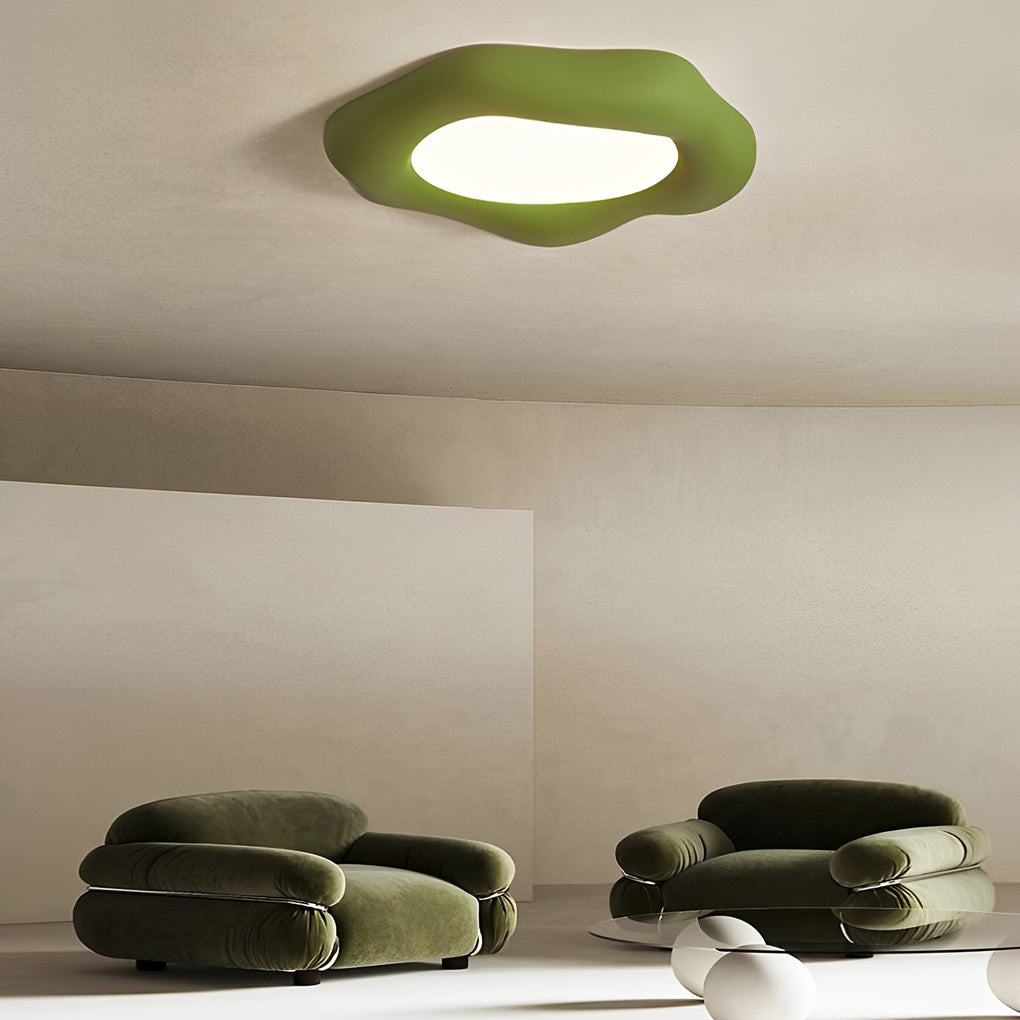 Cloud Modern Flush Mount LED Ceiling Light with 3-Step Dimming