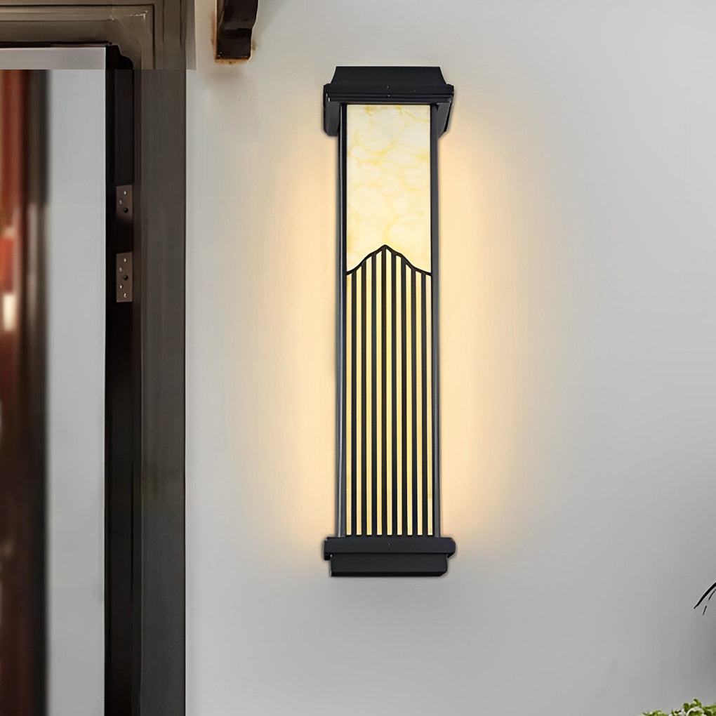 Solar Powered Outdoor Wall Light with Remote Control