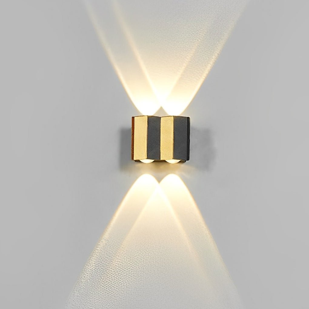 Modern LED Up Down Wall Light Aluminum Outdoor Waterproof IP65