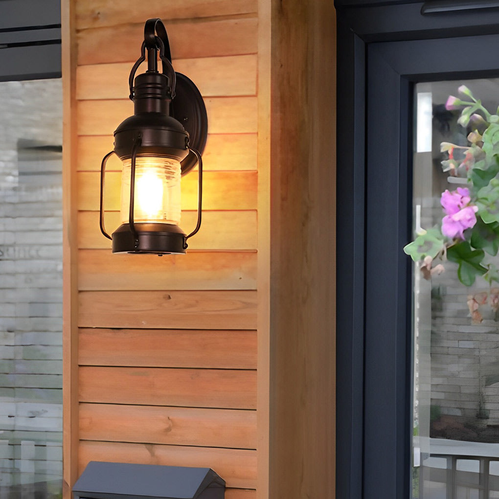 Vintage Aluminum LED Outdoor Lamp - Waterproof Wall & Lawn Light