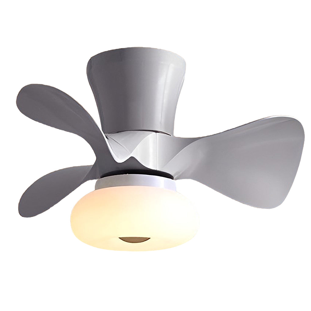 Modern LED Ceiling Fan Light with Remote & 3-Step Dimming