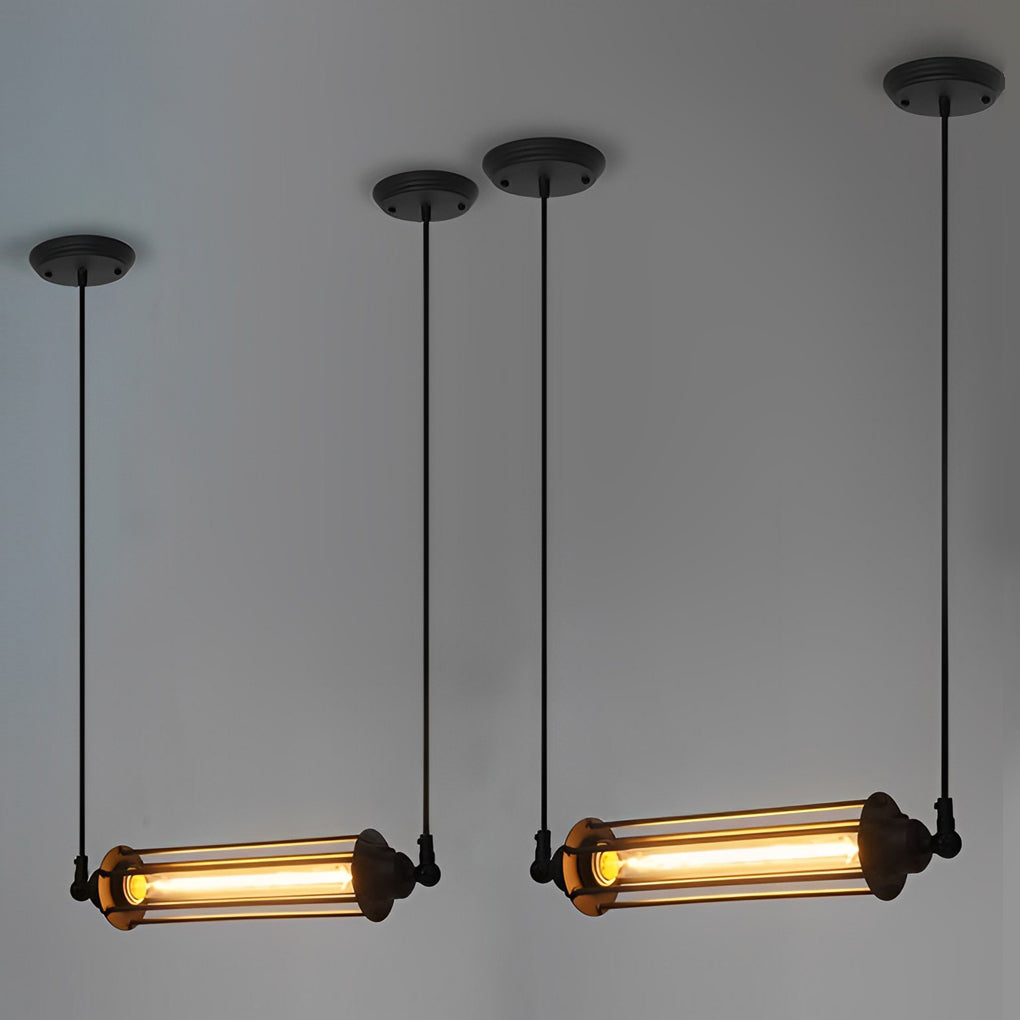 Industrial Black Metal LED Pendant Light | Modern Minimalist Design