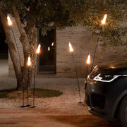 Modern Reed-Shaped LED Outdoor Lawn Light - Stainless Steel