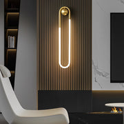 Modern Dimmable LED Copper Wall Sconce with Acrylic Shade