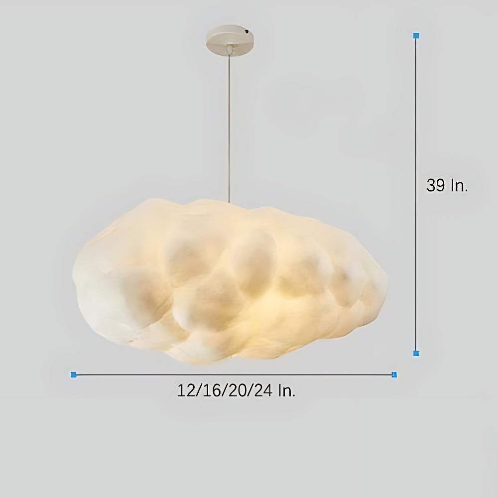 Cloud Shaped Modern Pendant Light - Artistic Hanging Lamp