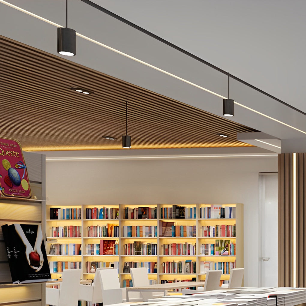 Modern LED Cylindrical Pendant Downlight Aluminum Spotlight