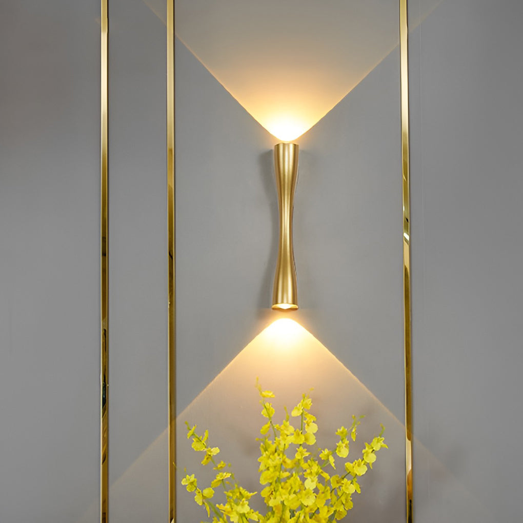 Modern Aluminum LED Wall Sconce Up Down Light Indoor Outdoor