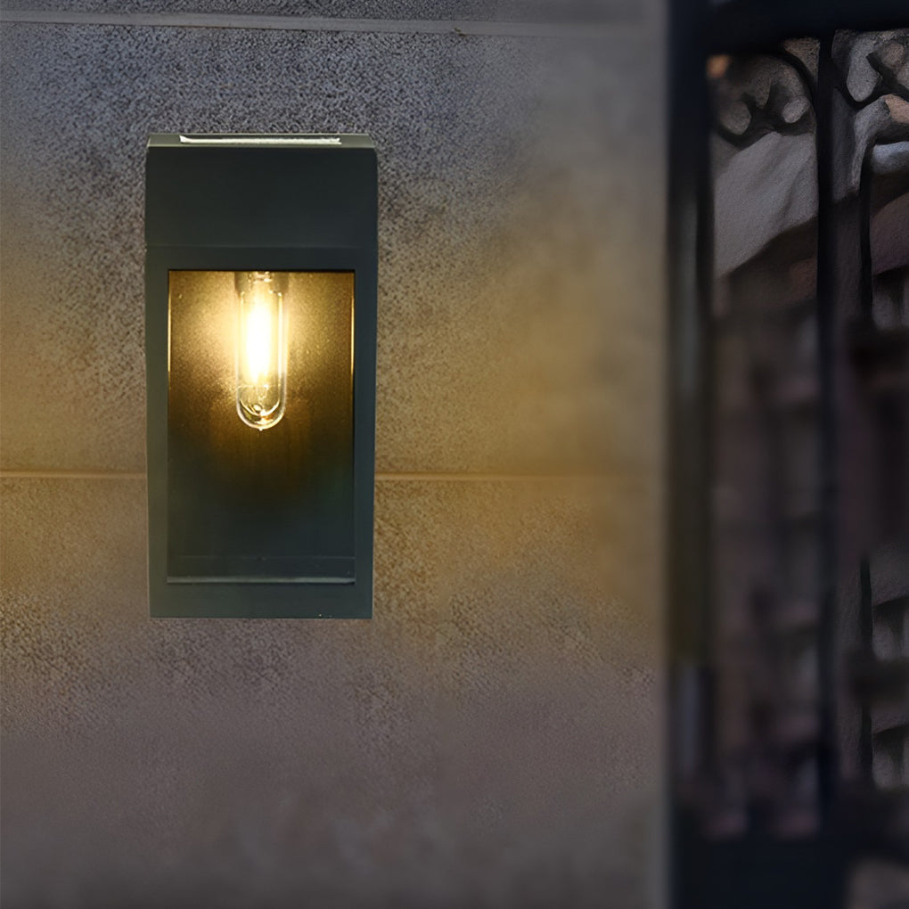 Solar LED Outdoor Wall Light with Auto Light Control - Waterproof