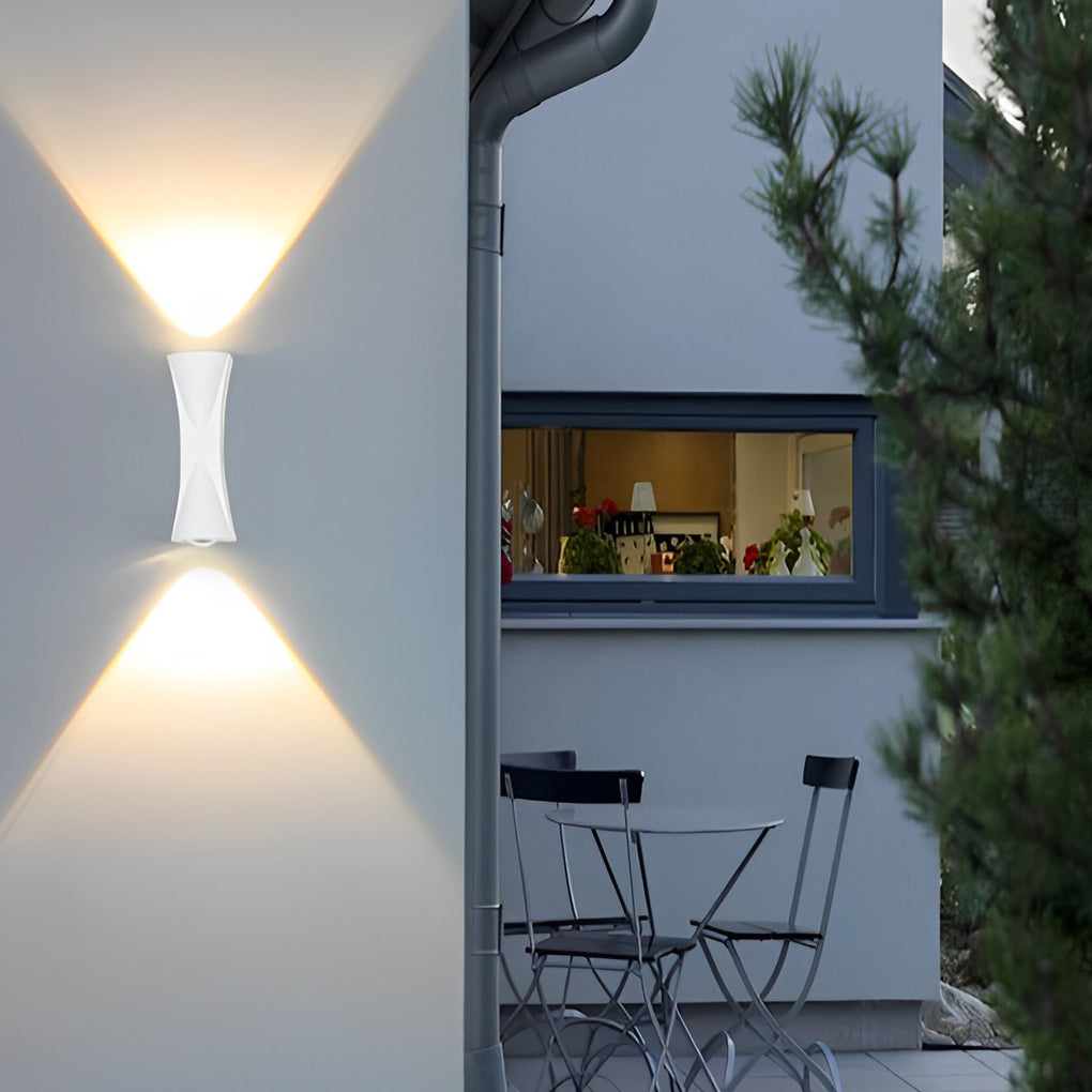 Modern LED Outdoor Wall Lamp - Waterproof Up Down Light Aluminum