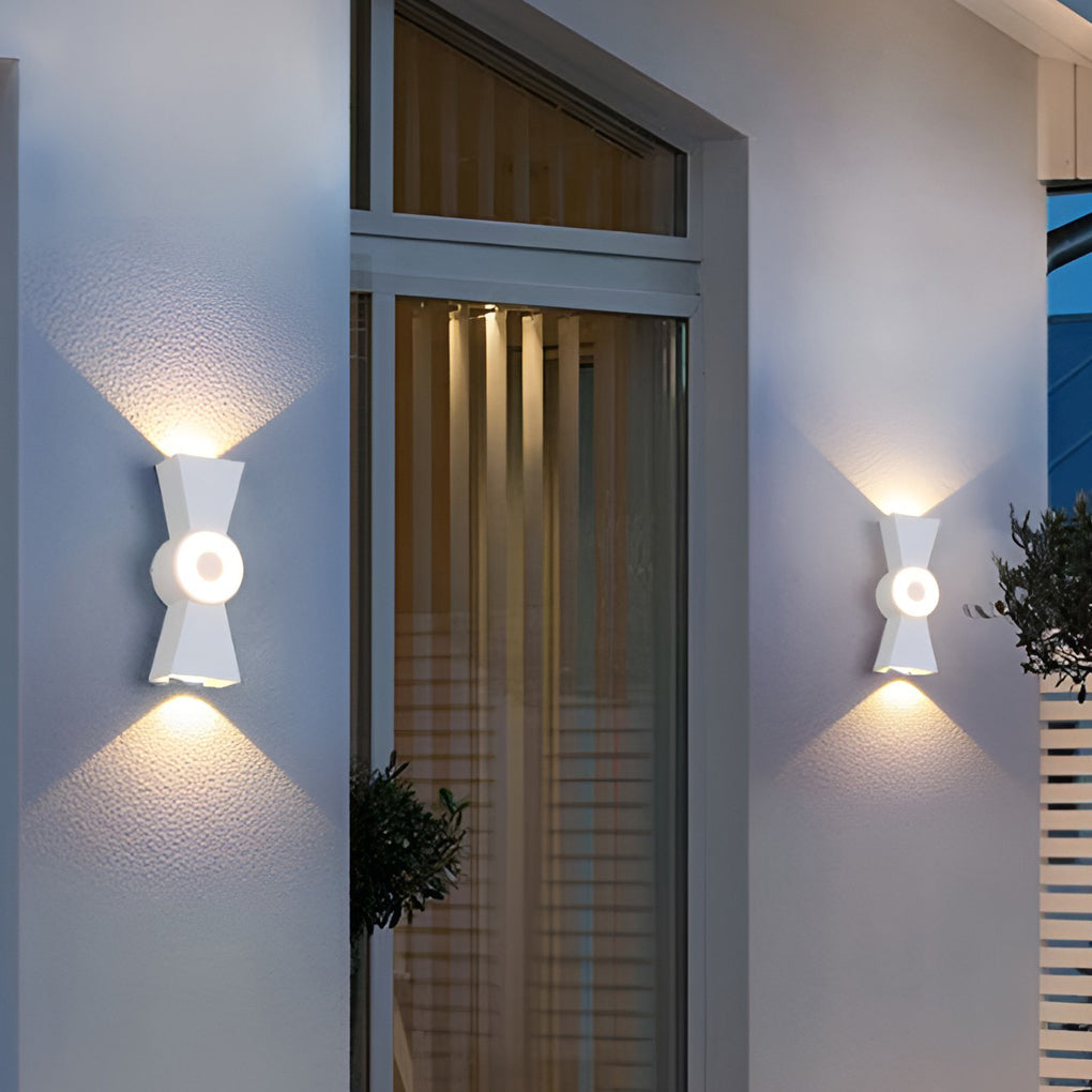 Modern Aluminum LED Up Down Wall Light Waterproof IP65 Indoor Outdoor