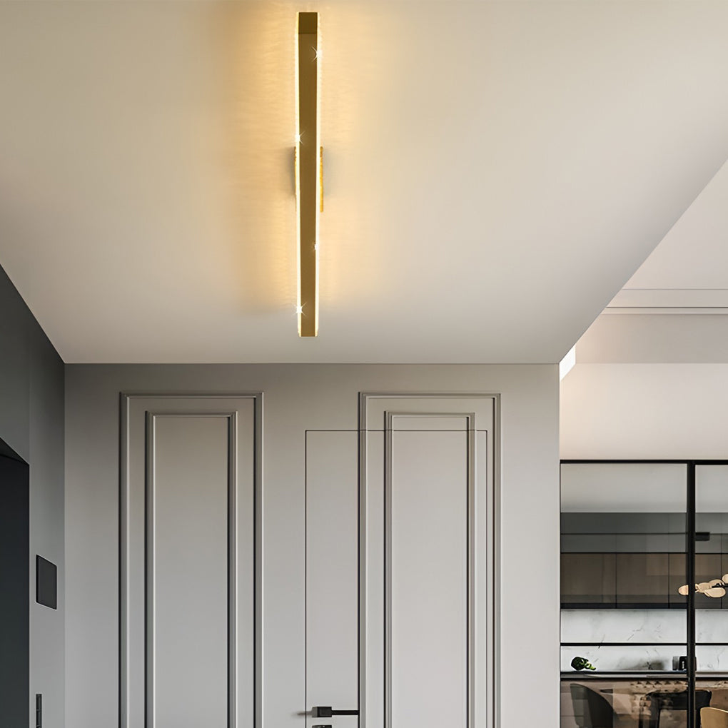 41-Inch Linear Acrylic Sword LED Wall Sconce - Modern Lighting