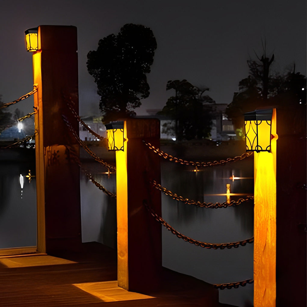 Motion Sensor Solar LED Wall Light - Waterproof Outdoor Lighting